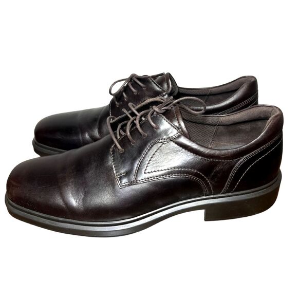 ECCO Men’s Leather Oxford Dress Shoes Brown US 10–10.5 Removable Dual Fit Insole main image 4
